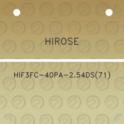 hirose-hif3fc-40pa-254ds71