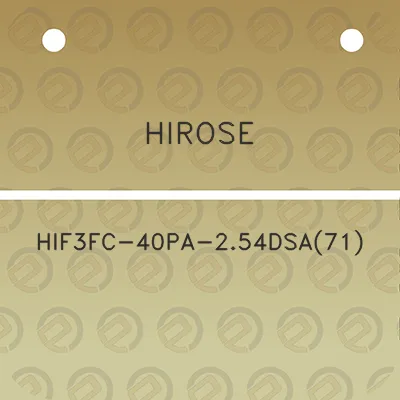 hirose-hif3fc-40pa-254dsa71