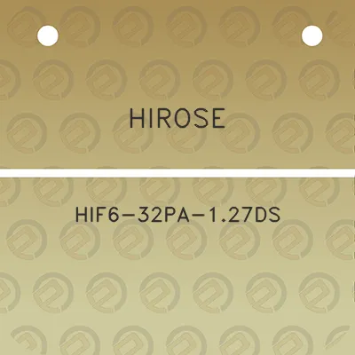 hirose-hif6-32pa-127ds