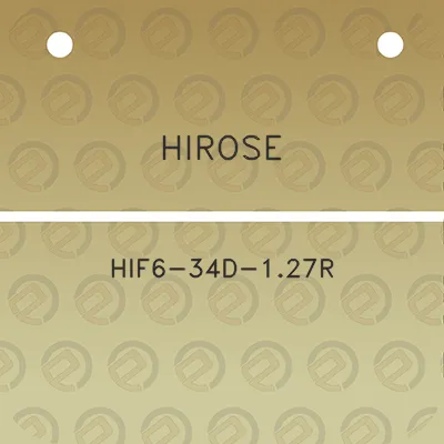 hirose-hif6-34d-127r