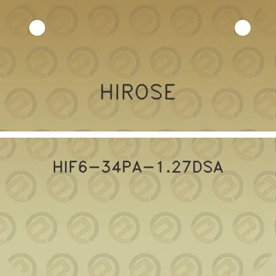 hirose-hif6-34pa-127dsa