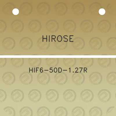 hirose-hif6-50d-127r