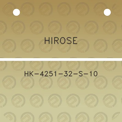 hirose-hk-4251-32-s-10