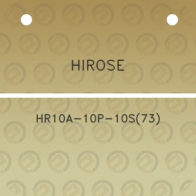 hirose-hr10a-10p-10s73