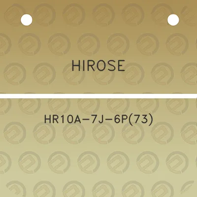 hirose-hr10a-7j-6p73