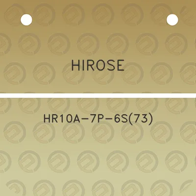 hirose-hr10a-7p-6s73