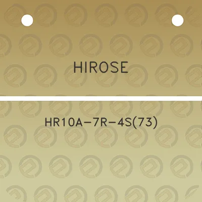 hirose-hr10a-7r-4s73