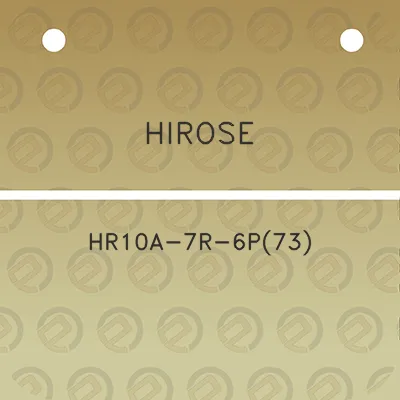 hirose-hr10a-7r-6p73