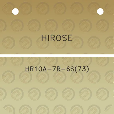 hirose-hr10a-7r-6s73