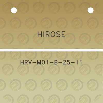 hirose-hrv-m01-b-25-11