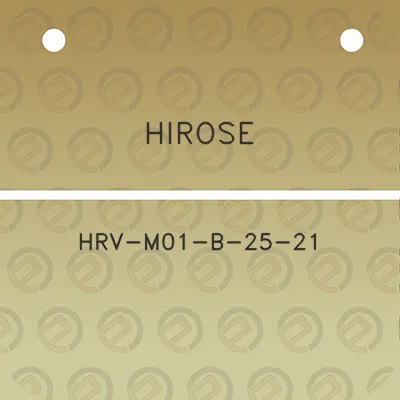 hirose-hrv-m01-b-25-21