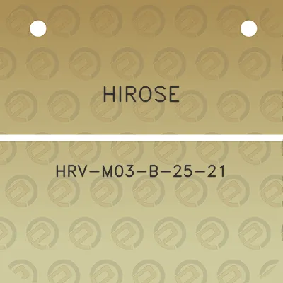 hirose-hrv-m03-b-25-21