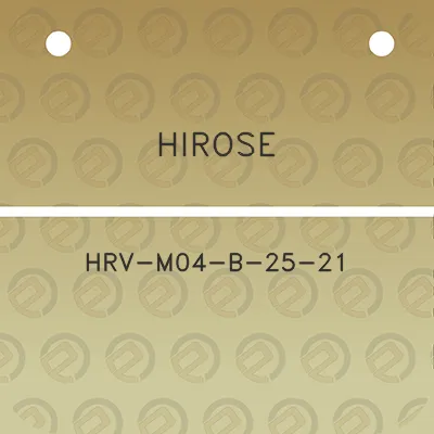 hirose-hrv-m04-b-25-21