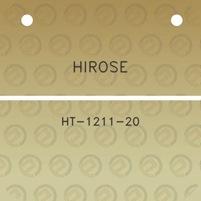 hirose-ht-1211-20