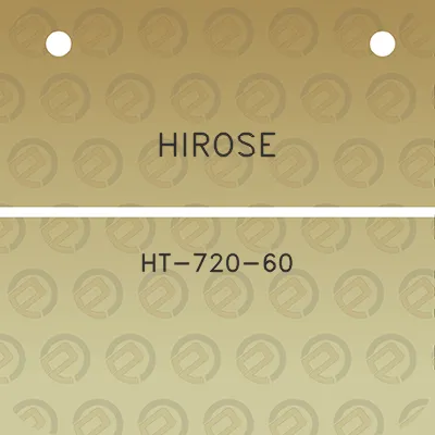 hirose-ht-720-60