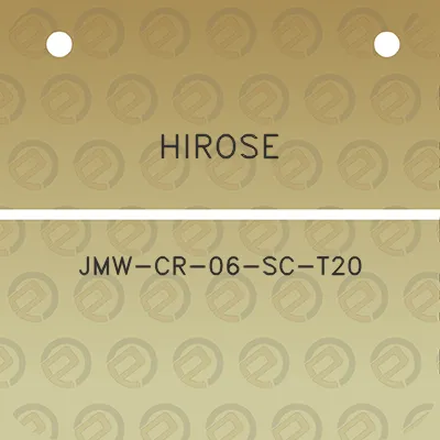 hirose-jmw-cr-06-sc-t20