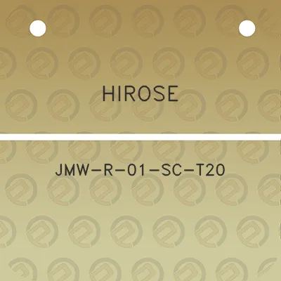 hirose-jmw-r-01-sc-t20