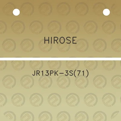 hirose-jr13pk-3s71