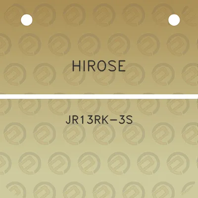 hirose-jr13rk-3s