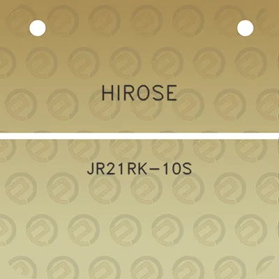 hirose-jr21rk-10s