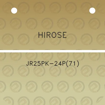 hirose-jr25pk-24p71