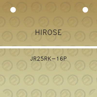 hirose-jr25rk-16p