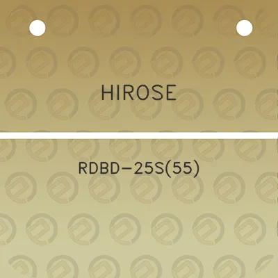 hirose-rdbd-25s55