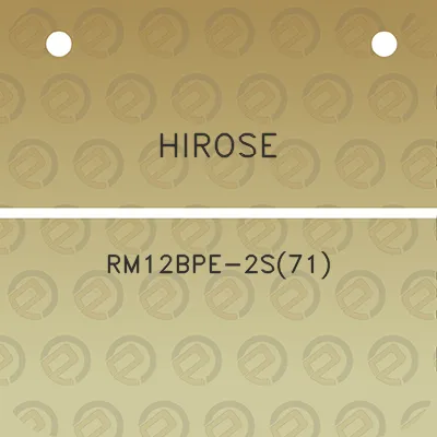 hirose-rm12bpe-2s71