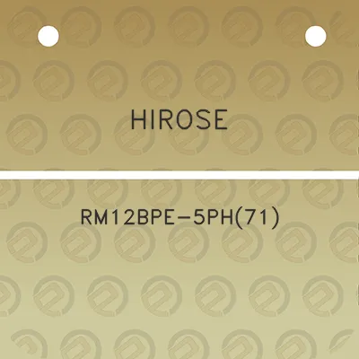 hirose-rm12bpe-5ph71