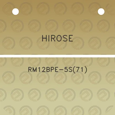 hirose-rm12bpe-5s71