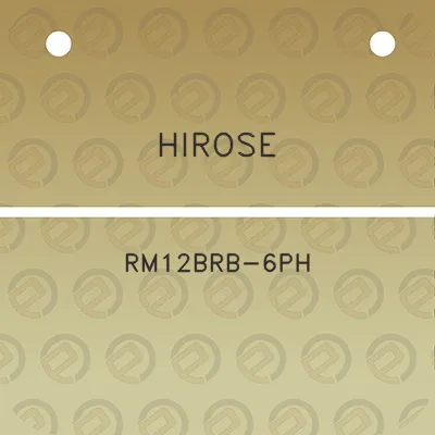 hirose-rm12brb-6ph