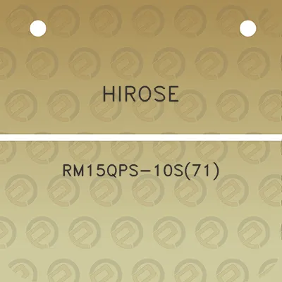 hirose-rm15qps-10s71