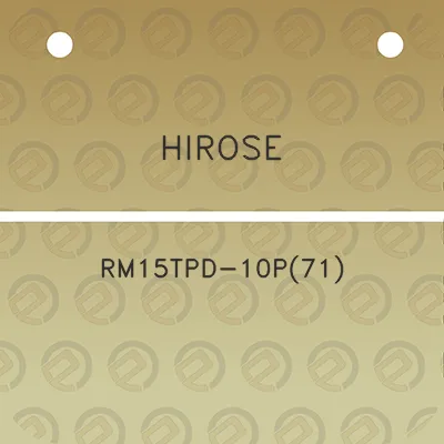 hirose-rm15tpd-10p71