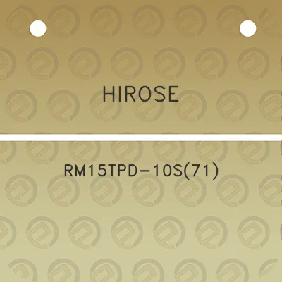 hirose-rm15tpd-10s71