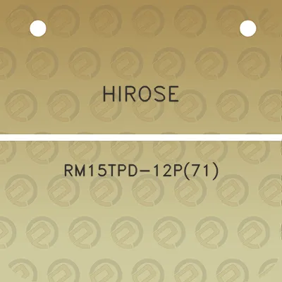 hirose-rm15tpd-12p71