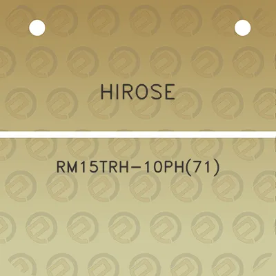 hirose-rm15trh-10ph71