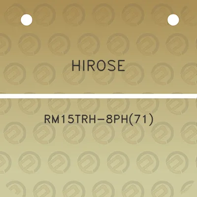 hirose-rm15trh-8ph71