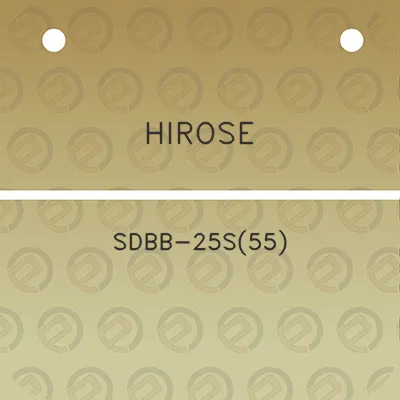 hirose-sdbb-25s55