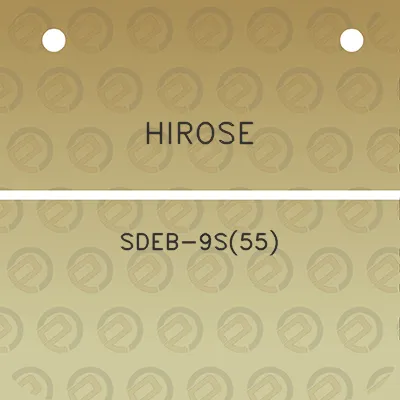 hirose-sdeb-9s55