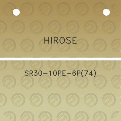 hirose-sr30-10pe-6p74