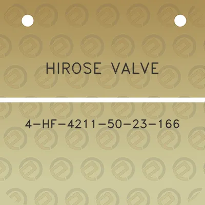 hirose-valve-4-hf-4211-50-23-166