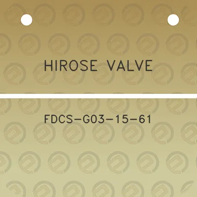 hirose-valve-fdcs-g03-15-61