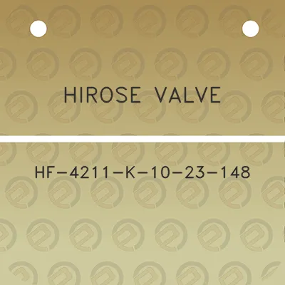 hirose-valve-hf-4211-k-10-23-148