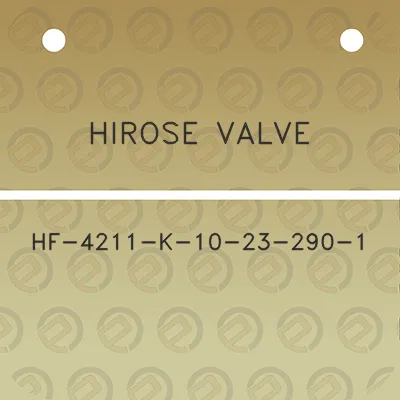 hirose-valve-hf-4211-k-10-23-290-1