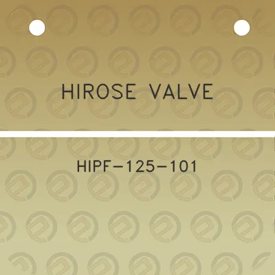 hirose-valve-hipf-125-101