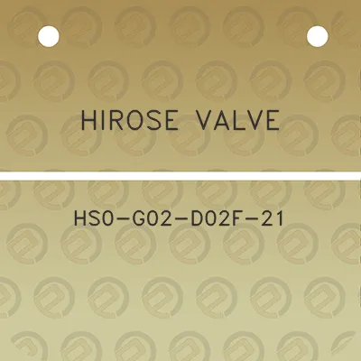 hirose-valve-hs0-g02-d02f-21