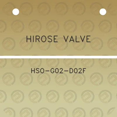 hirose-valve-hso-g02-d02f