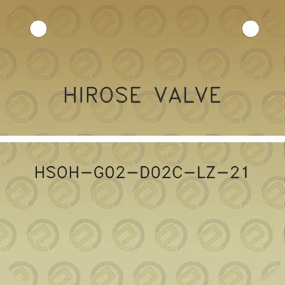 hirose-valve-hsoh-g02-d02c-lz-21