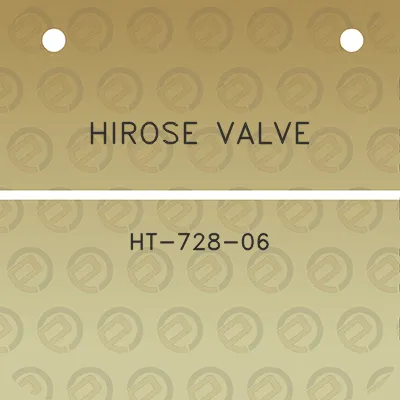 hirose-valve-ht-728-06