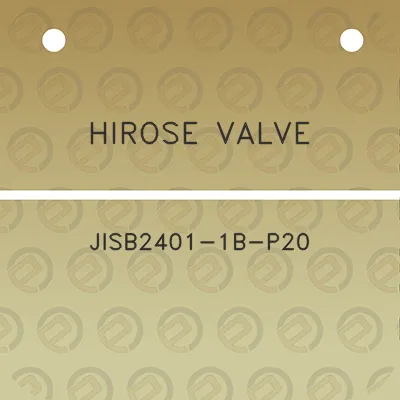 hirose-valve-jisb2401-1b-p20